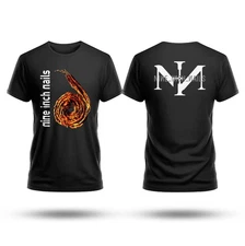 Nine Inch Nails Further Downward Spiral Logo Funny T-Shirt 2 Side