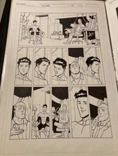 Invincible 35 Page Original Comic Book Art Signed Ryan Ottley 1st Space Racer 🔥