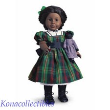 American Girl Addy Tartan Plaid Dress New Christmas