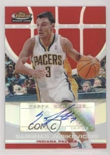 2005 Topps Finest Red Refractor 40/199 Sarunas Jasikevicius Rookie Auto RC 0v1