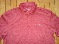 VINEYARD VINES MEN'S SHORTSLEEVES PERFORMANCE RED POLO SHIRT MEDIUM GREAT 