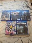PS4 Games Lot Of 5 Resident Evil (2)/Titan fall 2/Battle Crasher/Just Cause 4