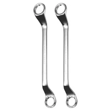 2pcs 75 Degree Offset Box End Wrench 27mm x 30mm Metric 12 Point Double End