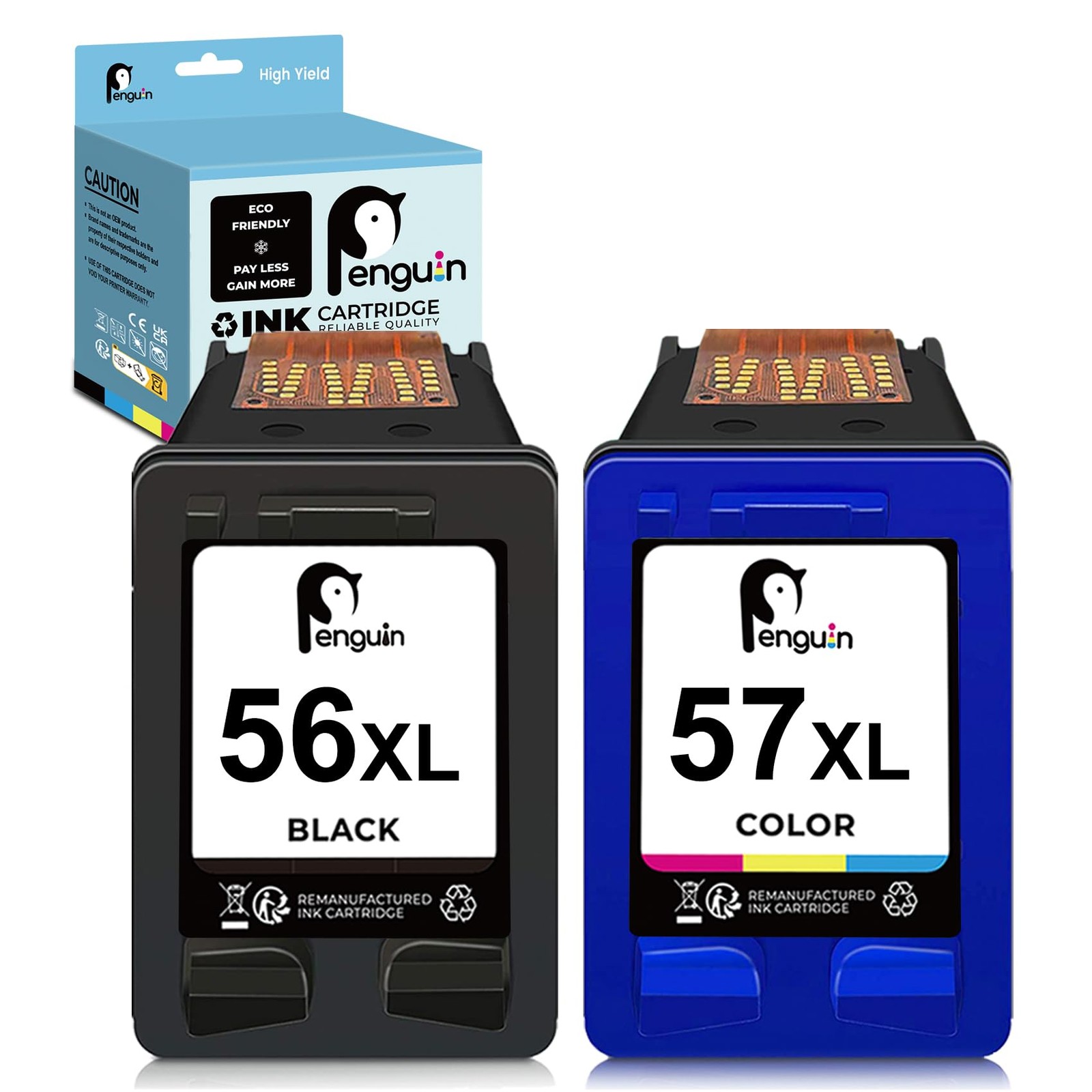 Cartouches 56 XL 57 XL pour HP PSC kit d'impression complet pour télétravail efficace