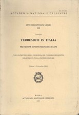 Convegno. Terremoti in Italia - Accademia Nazionale dei Lincei [1995]
