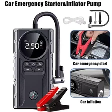 3500A Portable Wireless Car Air Compressor Jump Starter with Air Compressor