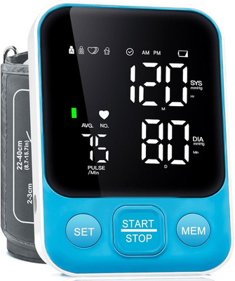 #ad #ad Upper Arm Blood Pressure Monitor Home Use BP Machine 2x120 Memory Large LCD $25.97