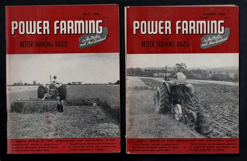 POWER FARMING MAGAZINES X6 JULY TO DECEMBER 1960 BOB'S BARGAIN BULK BUY