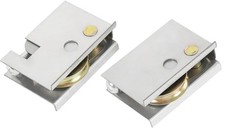 0C5Y00P0 Sliding Patio Door Rollers Fits Pella Sliding Glass Door,1-1/2" Stee...