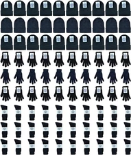 Yacht & Smith 180 Pack Womens Winter Set of Wholesale Gloves, Beanies & Socks