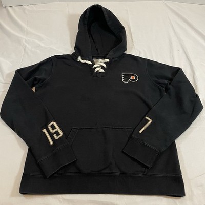 VTG Old Time Hockey NHL Philadelphia Flyers Long Sleeve Hoodie Womens Large