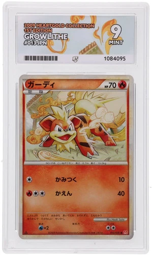 POKEMON - GROWLITHE 013/070 - HEARTGOLD COLLECTION - JAPANESE ACE 9 MINT
