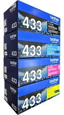 Brother TN433 4 Colours Toner Set (Black, Cyan, Magenta, Yellow)