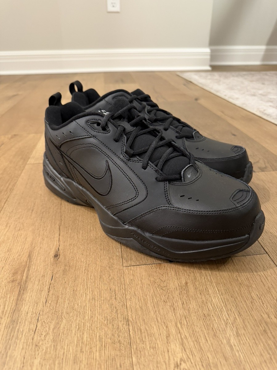 Nike Air Monarch IV Shoes Mens Size 14 Black comfort Dad  display picture 2