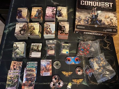 Warhammer Conquest LCG Collection - Warlord & Planetfall cycles, both Deluxe set