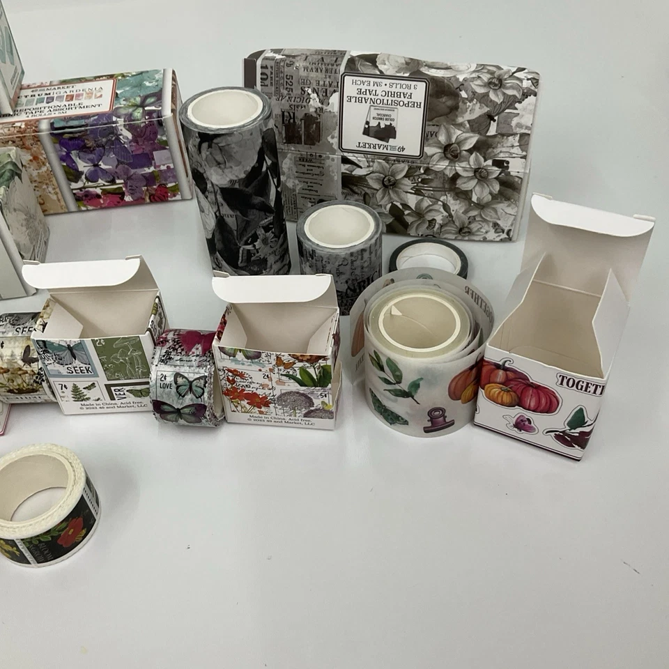 49 & Market Washi Tape - Huge Lot - 31 Rolls, Variety of sizes & styles - Image 4 of 4