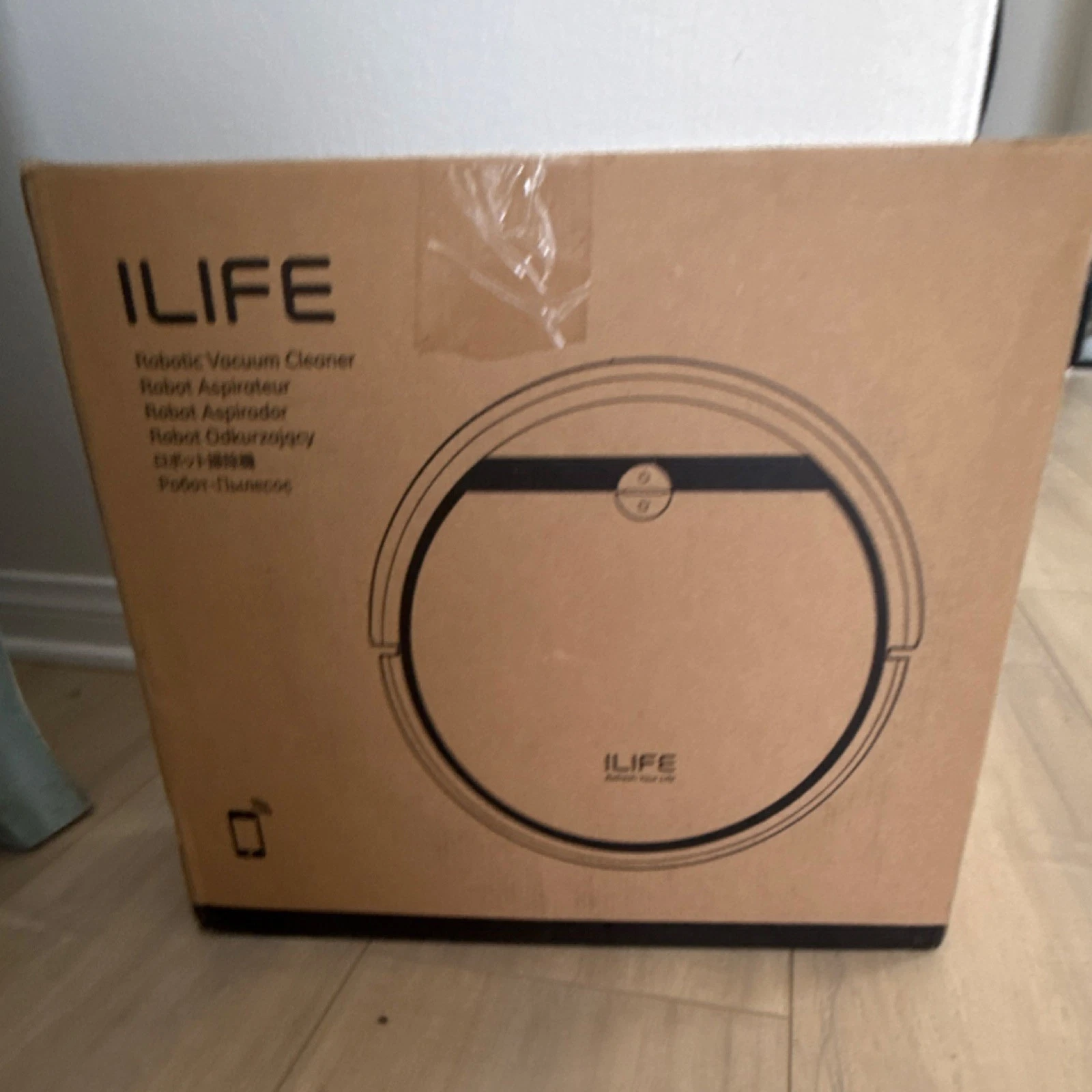 ILIFE V3x Robotic Robotic Vacuum Cleaner Pearl White 30W 100-240V 6.61 lbs