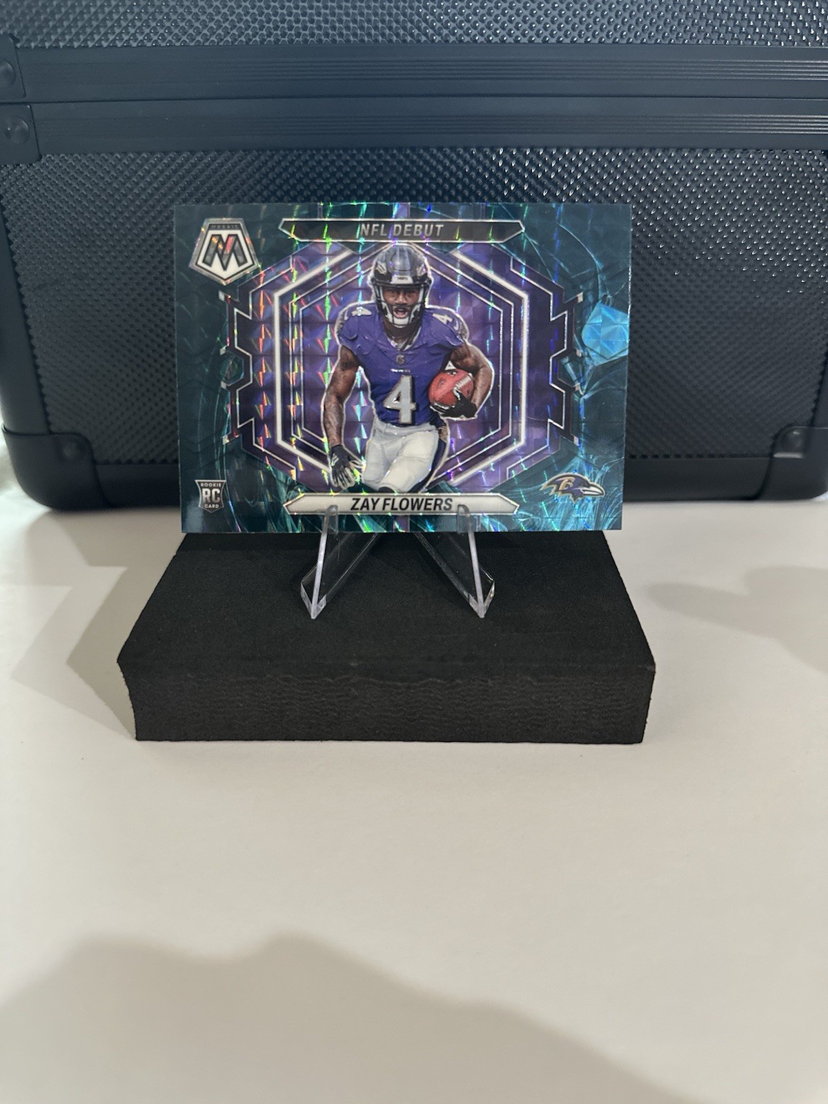 2023 Panini Mosaic - Nfl Debut Zay Flowers #ND-18 Genesis Mosaic Prizm (RC)