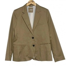 MNG Mango Tan Cotton Blend Two Button Blazer Jacket 55100259 Mens L