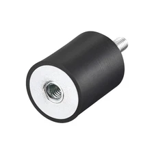 M6 Male Female Rubber Mounts Shock Absorber Anti Vibration Isolators 25mm x 30mm