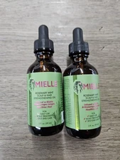 Mielle Rosemary Mint Scalp & Hair Strengthening Growth Oil 2oz Biotin Lot (2)