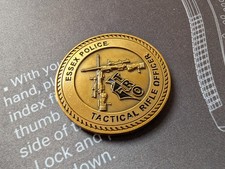 Essex Police Armed Policing Challenge Coin - Tactical Rifle Officer - Gold