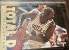 Fleer 1995-96 Michael Jordan Chicago Bulls Total D Insert Card #3 NBA