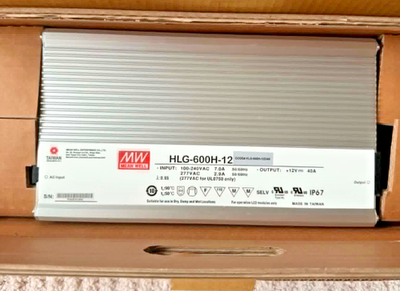 #ad #ad Mean Well HLG 600H 12 600W 12V LED Power Supply IP67 Waterproof Driver $129.99