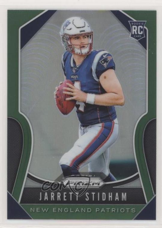2019 Panini Prizm Rookies Green Prizm Jarrett Stidham #308 0w8s