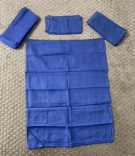 XL Blue Shop Towels Cleaning - 17.5x23  Multipurpose Dust Rags Reusable 50-Pack