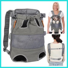 Dog Carrier Backpack - Legs Out Front - Facing for Small Medium Large Dogs, A...