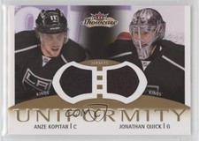 2013-14 Fleer Showcase Uniformity Anze Kopitar Jonathan Quick #U-KQ f5q