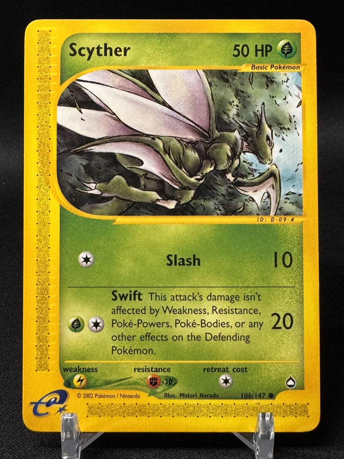 Pokemon TCG - Scyther 106/147 - Aquapolis - NM