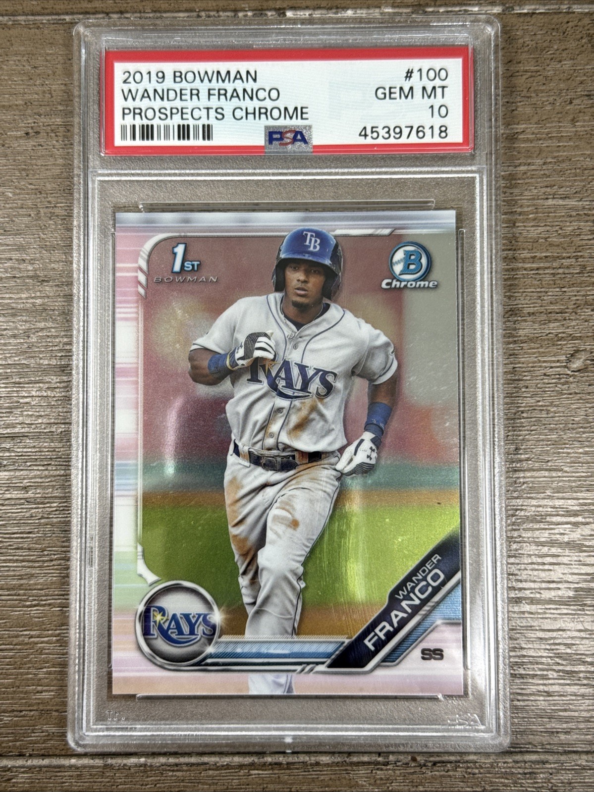2019 Bowman Chrome Prospects #BCP-100 Wander Franco