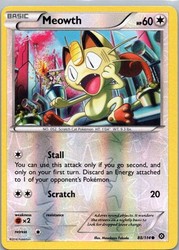 Meowth 88/114 Reverse Holo XY Steam Siege