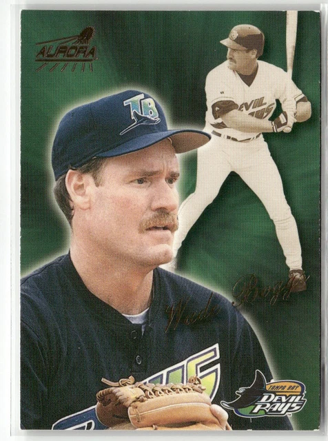 1999 PACIFIC AURORA #183 WADE BOGGS TAMPA BAY DEVIL RAYS