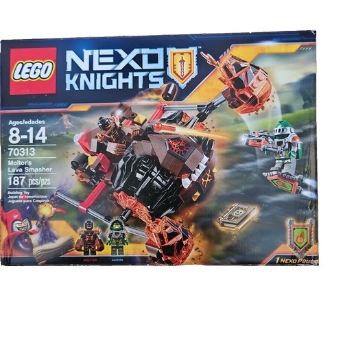 LEGO NEXO KNIGHTS: Moltor's Lava Smasher (70313) New sealed - US