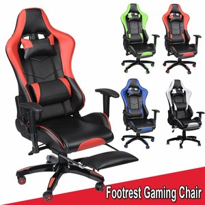 Details About Home Office Chair Gaming Racing Rock Swivel Pu Leather Sport Computer Desk Chair