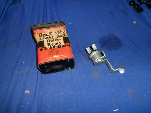 NOS DELCO REMY(GM) BACKUP SWITCH BUICK 1955-1956 w/ STD TRANS 1998102