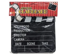 New Movie Set Director' Clapboard - Clapper Board - 7" x 8" - Production Slate