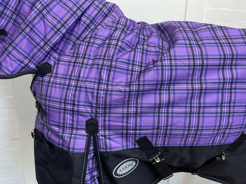 AXIOM 1800D BALLISTIC PURPLE TARTAN/BLK 220g COMBO RUG - 5' 0 CLEARANCE SALE - Picture 2 of 7