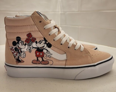 Vans Sk8-Hi Disney Mickey and Minnie Pink Womens 7 | eBay