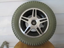 3.00-8 Five Spoke Star Silver Rim Drive Wheel Jazzy Select 14 & XL #5458