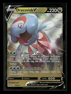 dracovish pokemon card Dracovish - 53/189 Brilliant Stars Singles Dracovish V 114/172 Brilliant Stars