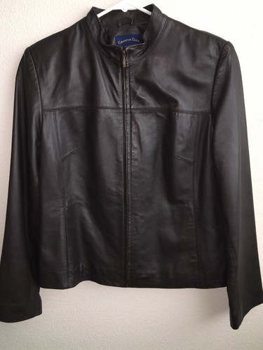 charter club leather jacket