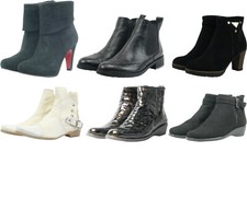 Tronchetti stivaletti donna stivali OUTLET -40% VERA PELLE MADE IN ITALY tacco