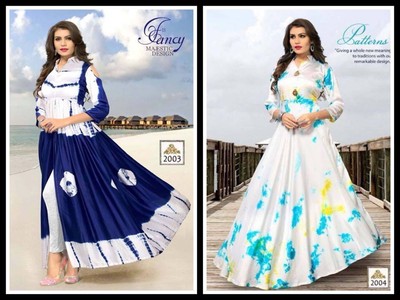 Pakistani Women One Piece Gown Western Pattern New Weeding Party Wear Long Gown Ebay