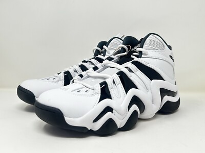 IE7198 Adidas Crazy 8 Retro White Black Purple Basketball