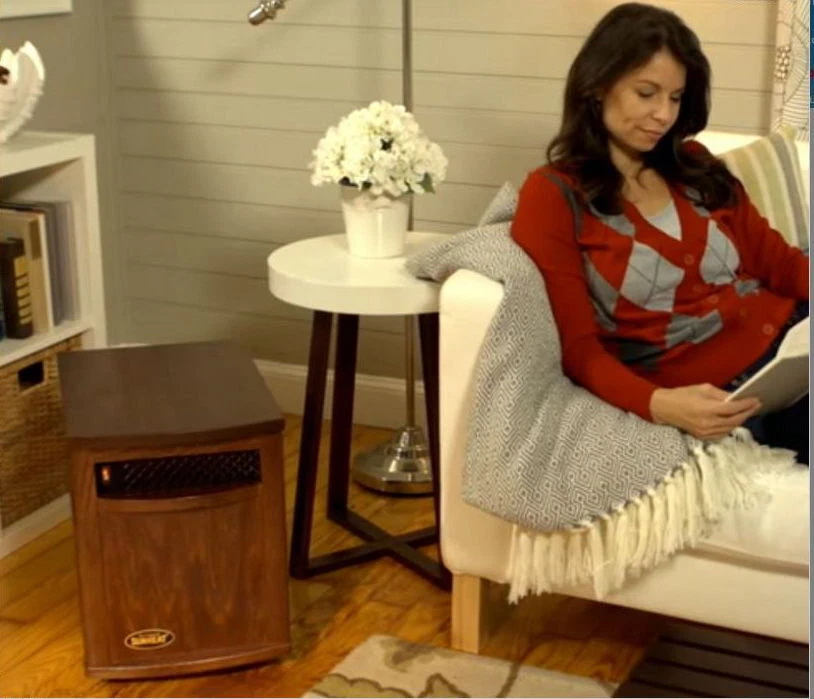 Calentador infrarrojo SunHeat EE. UU. hecho a mano hecho en Amish roble 1500 vatios 5 años de garantía Foto 3 de 4