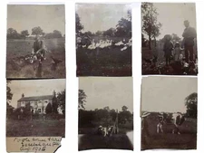 Poole House Farm, Eccleshall. 6x Real Photographs. Dated 1905